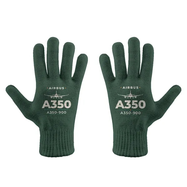 Airbus A350-900 - Gloves - Full - Heritage - Dark Green