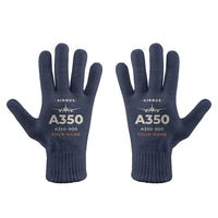 Thumbnail for Airbus A350-900 - Gloves - Full - Heritage + Name - Navy Blue