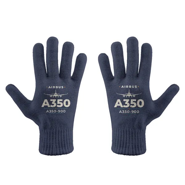 Airbus A350-900 - Gloves - Full - Heritage - Navy Blue