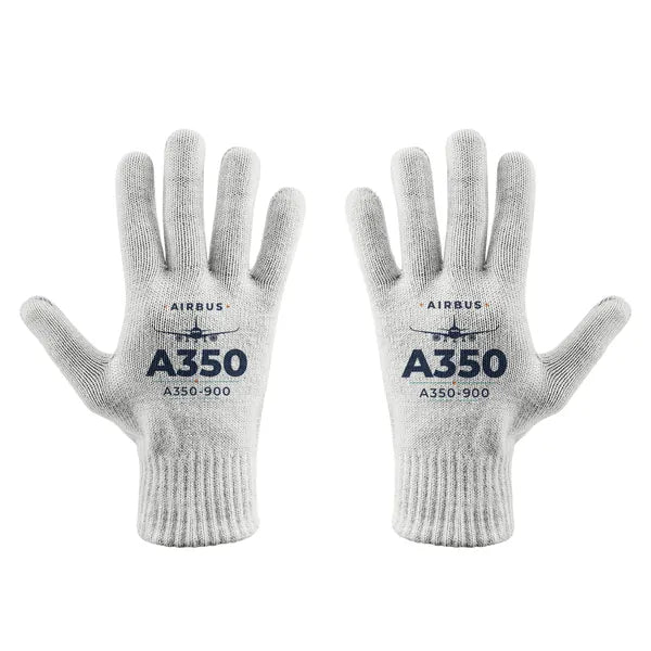 Airbus A350-900 - Gloves - Full - Heritage - White