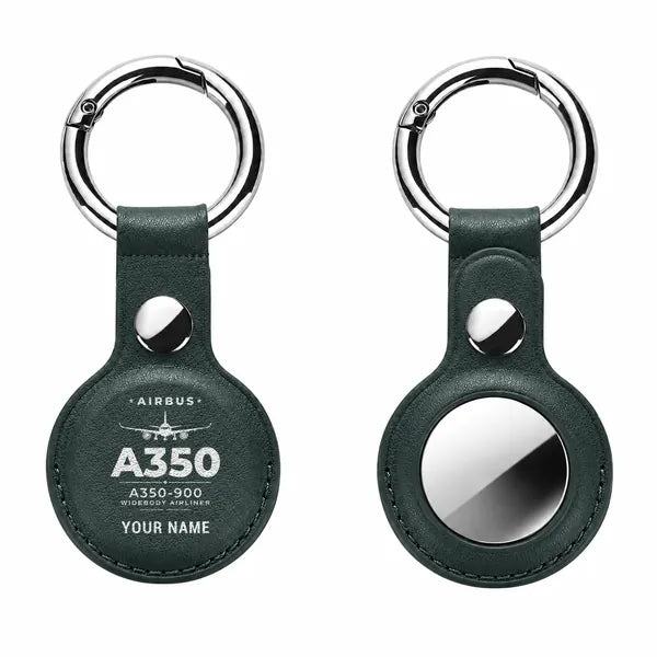 Airbus A350-900 - Heritage + Name - AirTag Case - Army Green