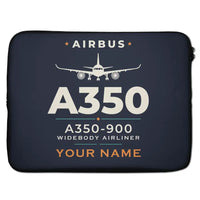 Thumbnail for Airbus A350-900 - Heritage + Name - Laptop Sleeve
