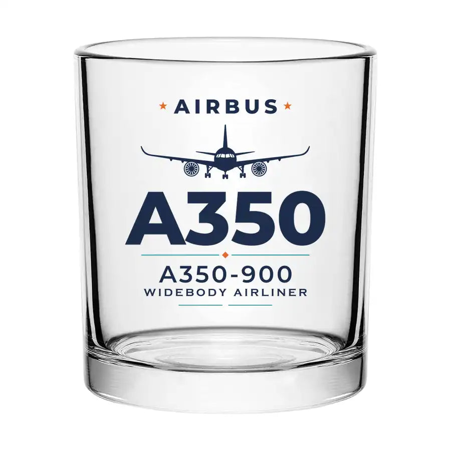 Airbus A350-900 - Heritage - Special Whiskey Glass
