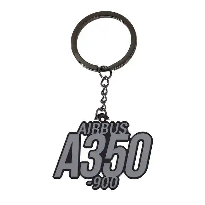 Airbus A350-900 - Hollow Key Chain - Tag - Black