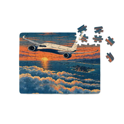 Airbus A350-900 - Horizontal - Canvas Puzzle