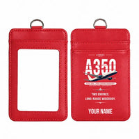 Thumbnail for Airbus A350-900 - Original - ID Card Holder - Red + Name