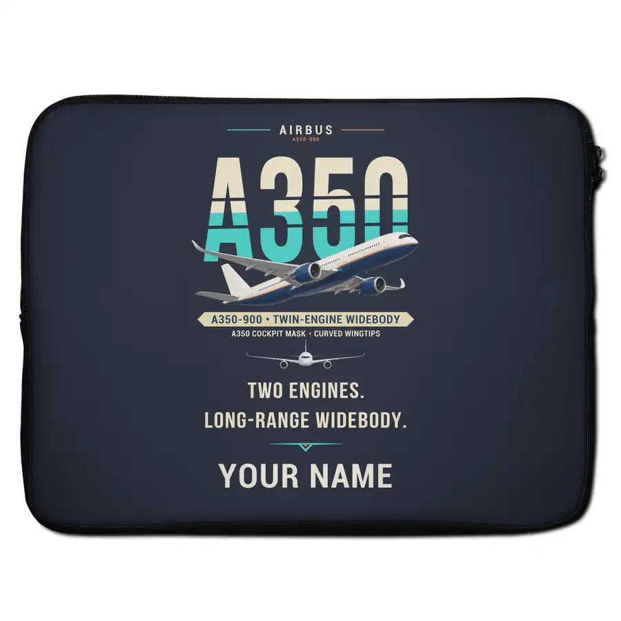 Airbus A350-900 - Original + Name - Laptop Sleeve