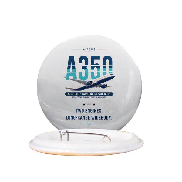 Airbus A350-900 - Original - Pin - White