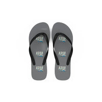 Thumbnail for Airbus A350-900 - Slippers - Flip Flops - Cartoon Pattern - Gray