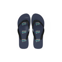 Thumbnail for Airbus A350-900 - Slippers - Flip Flops - Original Pattern - Navy Blue