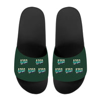 Thumbnail for Airbus A350-900 - Slippers - Sport - Original Pattern - Dark Green