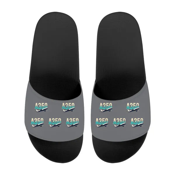 Airbus A350-900 - Slippers - Sport - Original Pattern - Gray