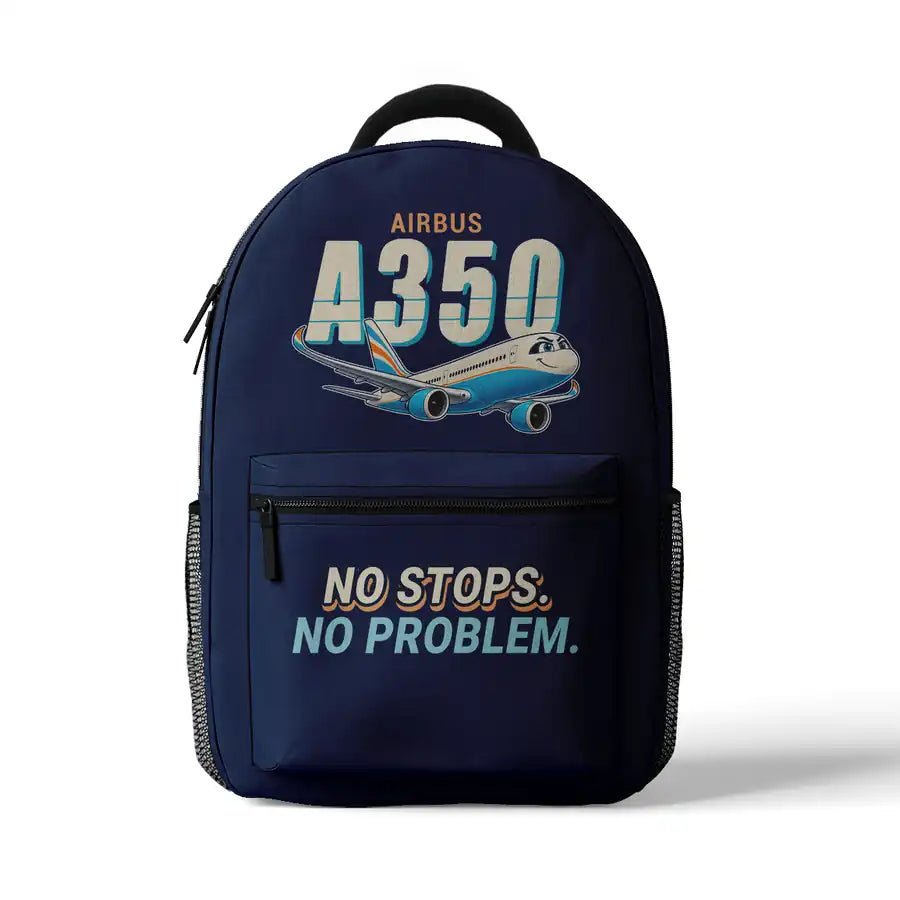 Airbus A350-900ULR - 3D Backpack - Cartoon - Dark Blue