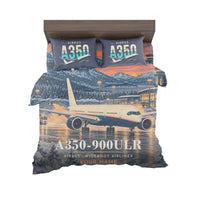 Thumbnail for Airbus A350-900ULR - 3D + Name - Bedding Set - Full Print