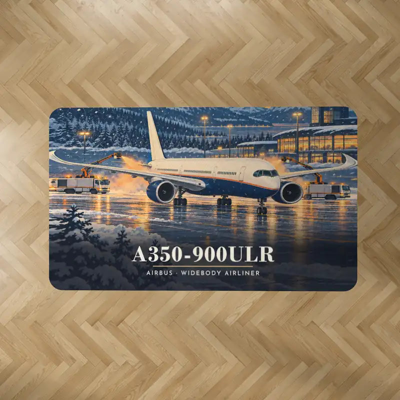 Airbus A350-900ULR - 3D - Rectangle Carpet - Full Print
