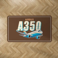 Thumbnail for Airbus A350-900ULR - Cartoon - Rectangle Carpet - Brown