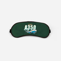 Thumbnail for Airbus A350-900ULR - Cartoon - Sleep Mask - Dark Green