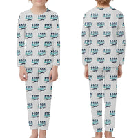 Thumbnail for Airbus A350-900ULR - Children Pajamas - Original Pattern - Light Gray