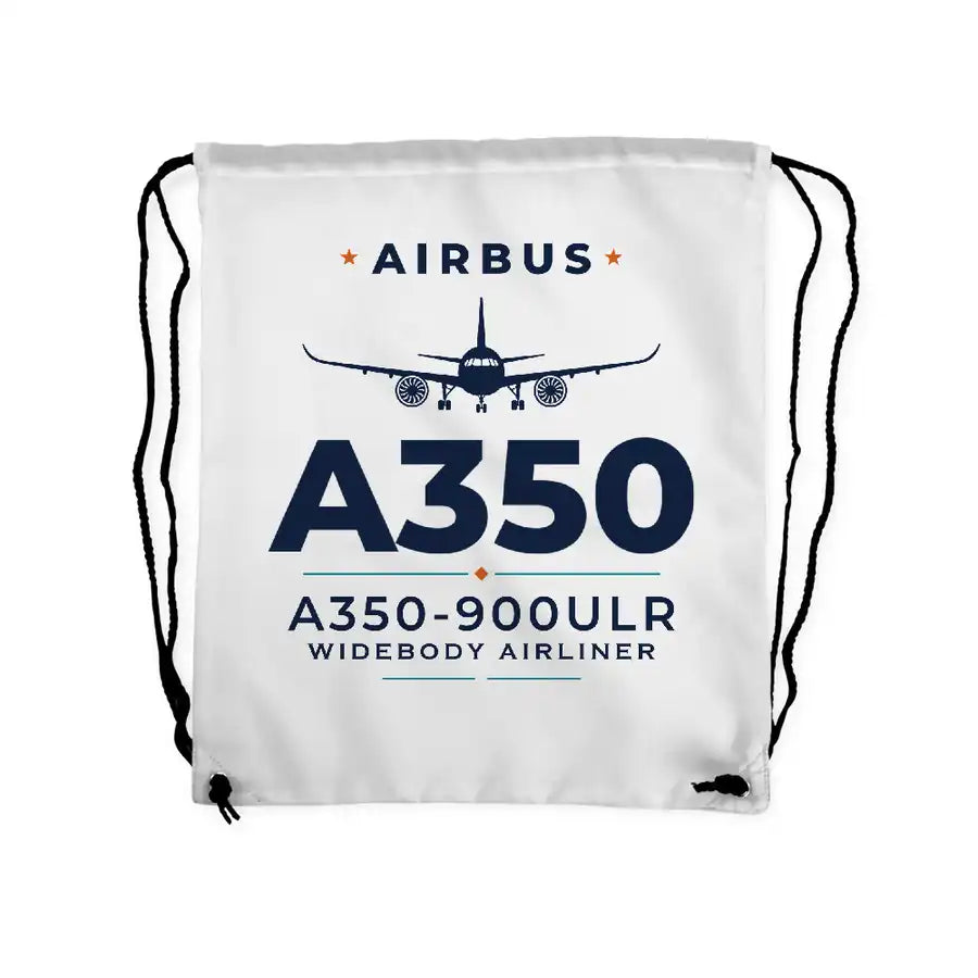 Airbus A350-900ULR - Drawstring Bag - Heritage - White