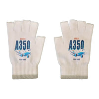 Thumbnail for Airbus A350-900ULR - Gloves - Cut - Cartoon + Name - Beige