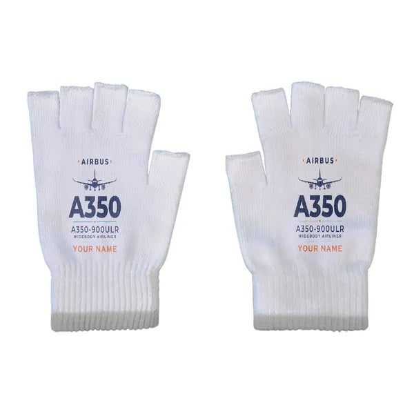 Airbus A350-900ULR - Gloves - Cut - Heritage + Name - Light Gray