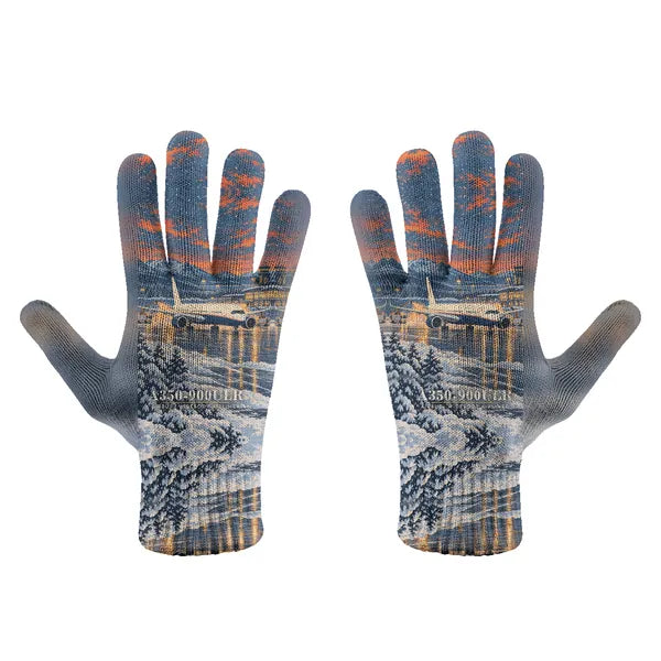 Airbus A350-900ULR - Gloves - Full - 3D - Full Print