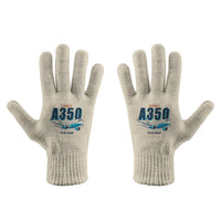 Thumbnail for Airbus A350-900ULR - Gloves - Full - Cartoon + Name - Beige