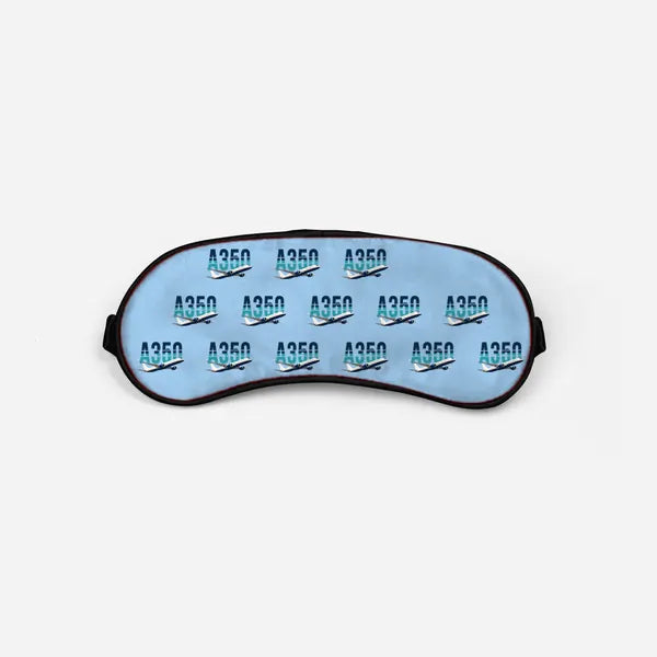 Airbus A350-900ULR - Original Pattern - Sleep Mask - Light Blue
