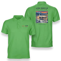 Thumbnail for Airbus A350-900ULR - Poster - Double-Side Polo - Light Green