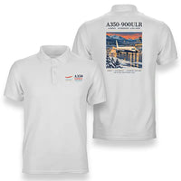 Thumbnail for Airbus A350-900ULR - Poster - Double-Side Polo - White