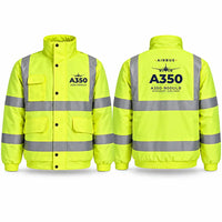 Thumbnail for Airbus A350-900ULR Reflective Winter Jackets - Heritage - Fluorescent Yellow