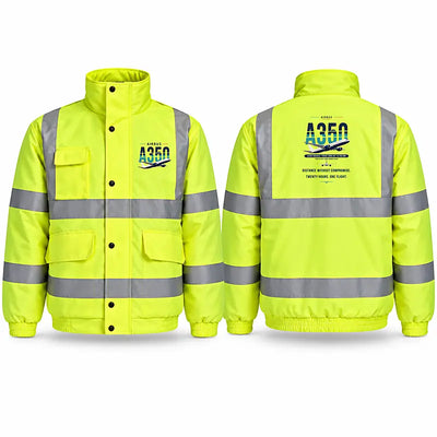 Airbus A350-900ULR Reflective Winter Jackets - Original - Fluorescent Yellow