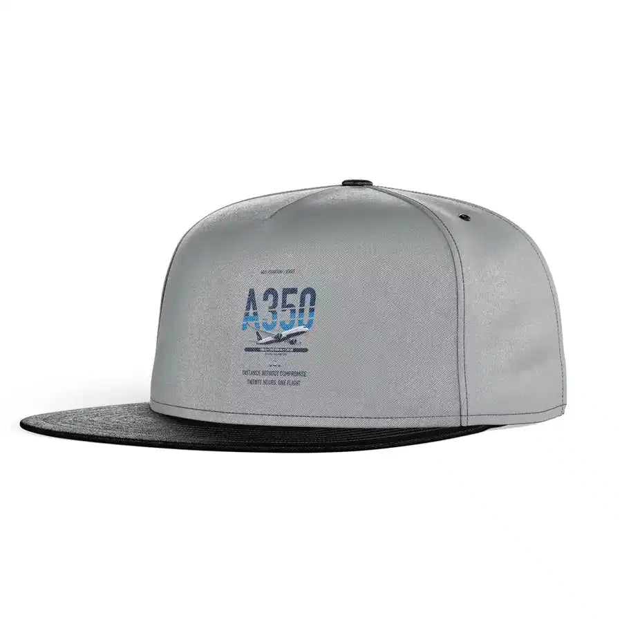 Airbus A350-900ULR snapback - gray & black