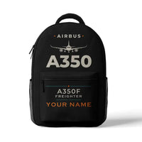 Thumbnail for Airbus A350F - 3D Backpack - Heritage + Name - Black