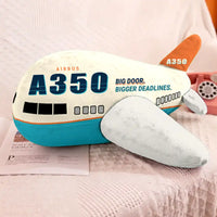 Thumbnail for Airbus A350F - Cartoon - Airplane Pillow