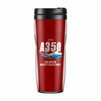 Thumbnail for Airbus A350F - Cartoon - Plastic (No Holder) - Red
