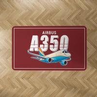 Thumbnail for Airbus A350F - Cartoon - Rectangle Carpet - Dark Red