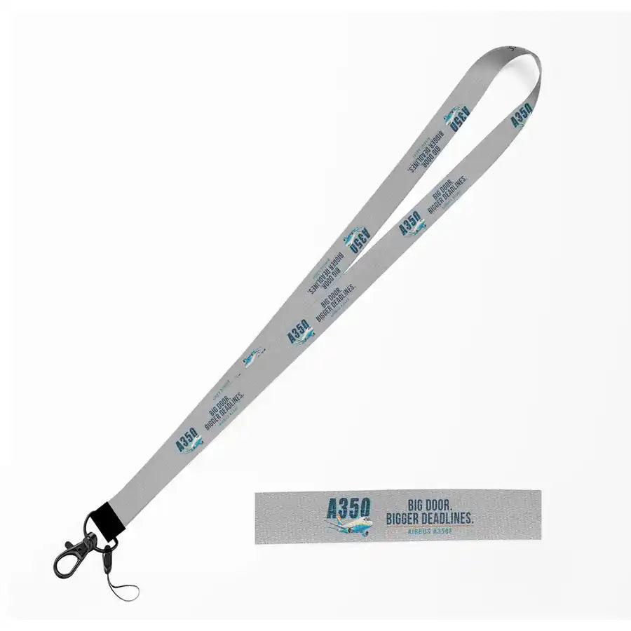 Airbus A350F Lanyard & ID Holders lanyard - Cartoon - Light Gray