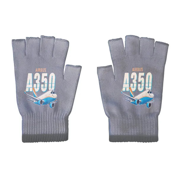 Airbus A350F - Gloves - Cut - Cartoon - Gray