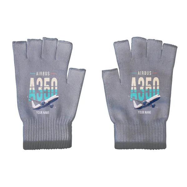 Airbus A350F - Gloves - Cut - Original + Name - Gray