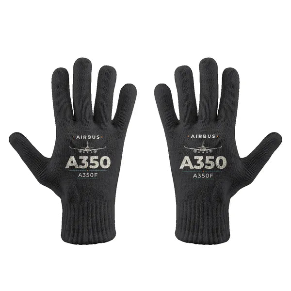 Airbus A350F - Gloves - Full - Heritage - Black
