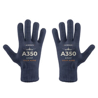 Thumbnail for Airbus A350F - Gloves - Full - Heritage + Name - Navy Blue
