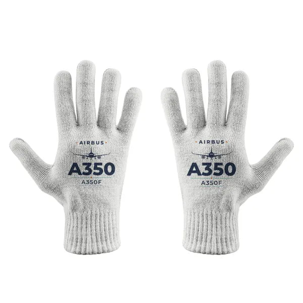 Airbus A350F - Gloves - Full - Heritage - White
