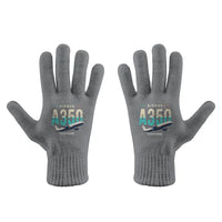 Thumbnail for Airbus A350F - Gloves - Full - Original + Name - Gray