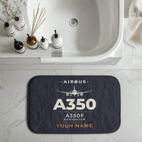 Thumbnail for Airbus A350F - Heritage + Name - Bath Mat