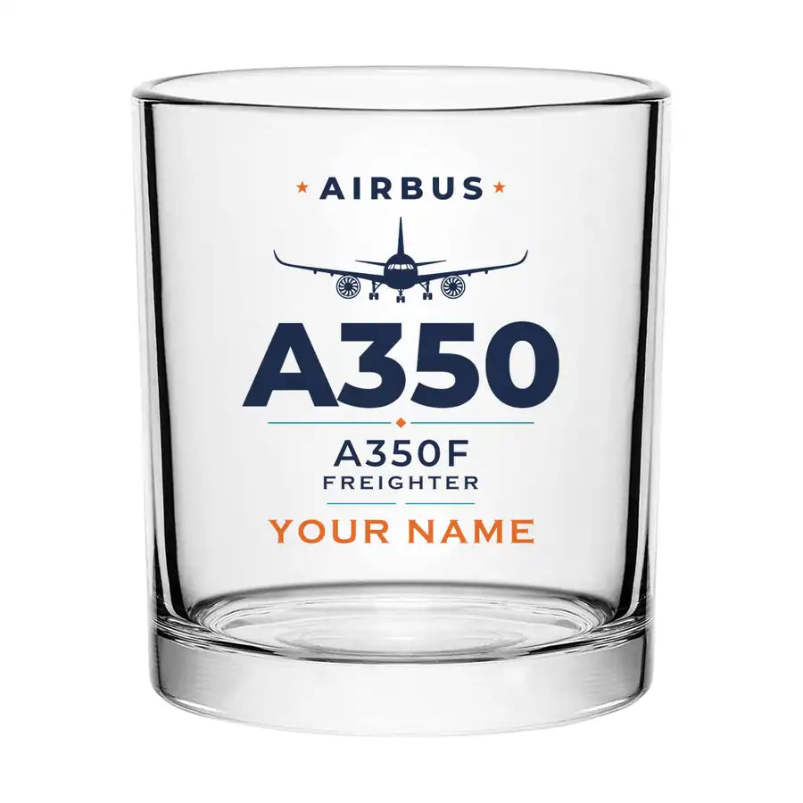 Airbus A350F - Heritage + Name - Special Whiskey Glass