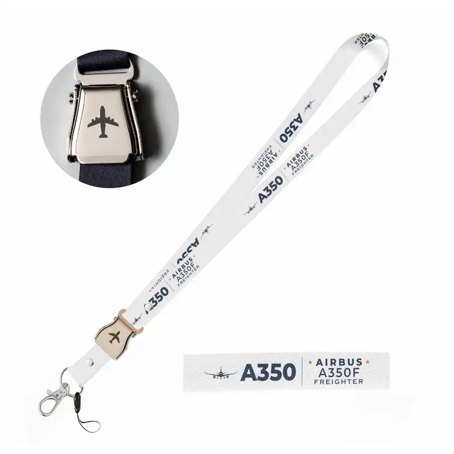 Airbus A350F Lanyard & ID Holders seat belt lanyard - Heritage - White