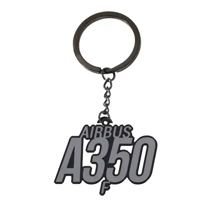 Airbus A350F - Hollow Key Chain - Tag - Black