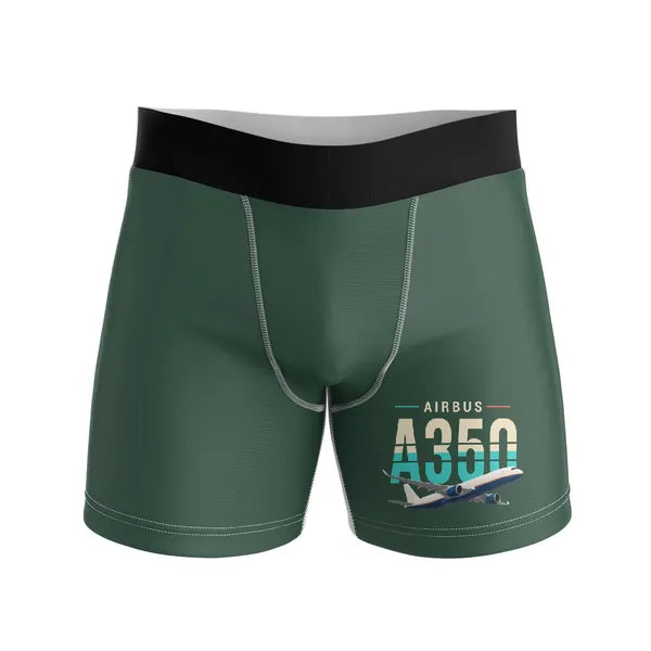 Airbus A350F - Men Boxers - Original - Dark Green