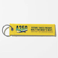 Thumbnail for Airbus A350F Aviator Key Chains - Yellow - Original